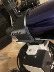 Deforked Meade ETX90 Finderscope Vixen adapter