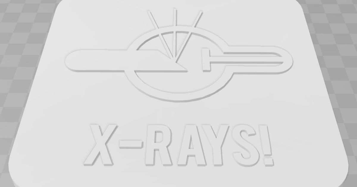 XRays Signage by Becker Thorne Download free STL model