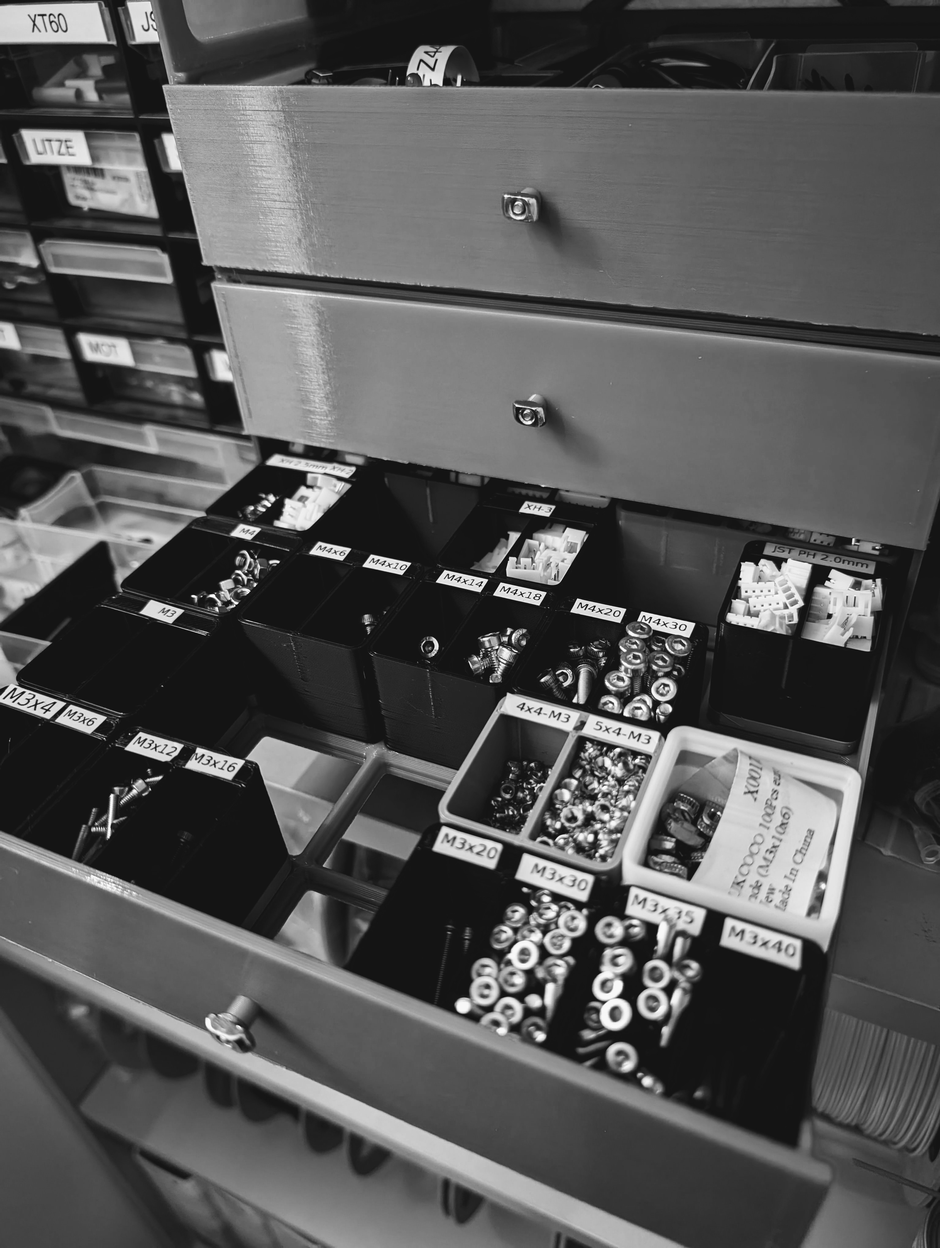 Miniatura 5 do modelo 3D Gridfinity stackable drawers 5x5x6