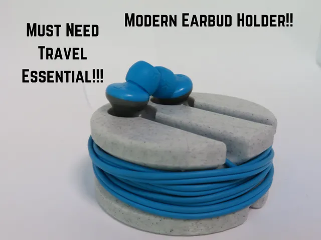 Modern Earbud Holder (Travel Essential)