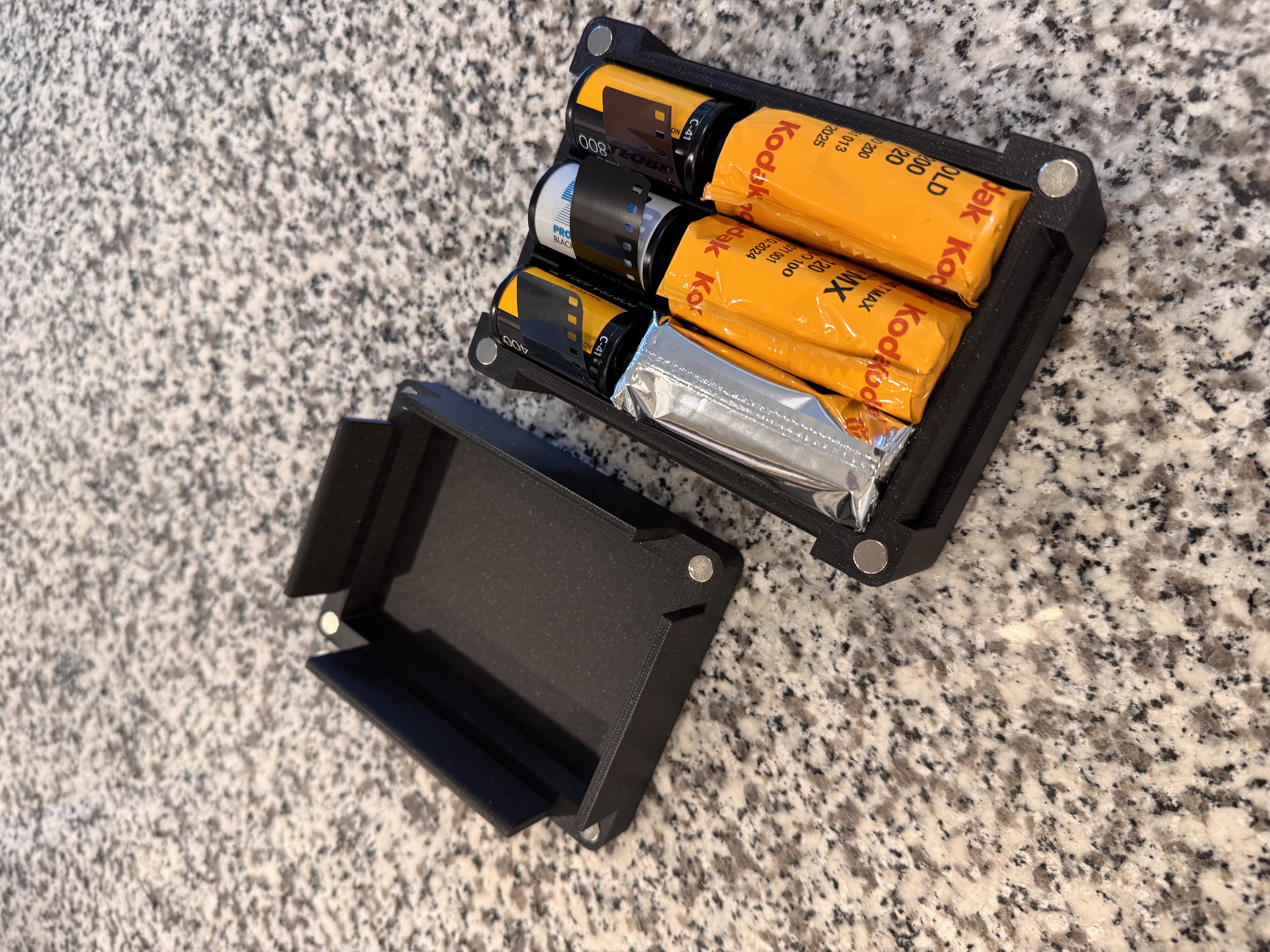 35mm and 120 Film Travel Container and Storage