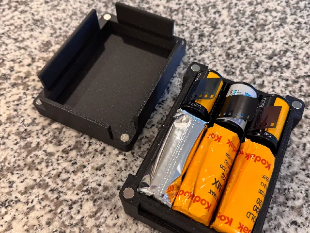 35mm and 120 Film Travel Container and Storage