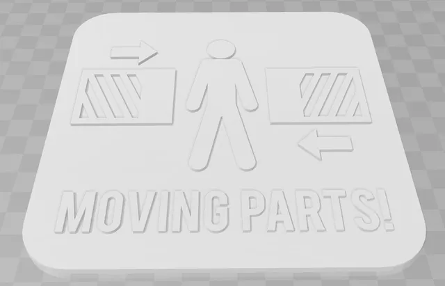 Moving Parts signage