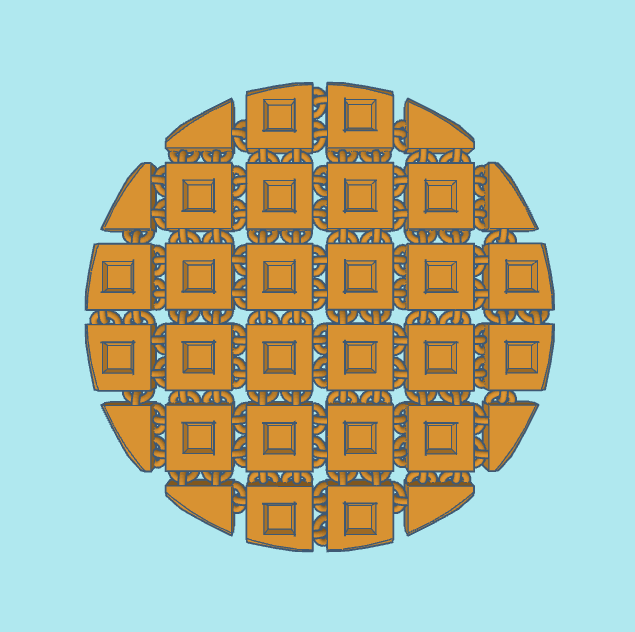 Miniatura 2 do modelo 3D Floppy Waffle Fidget