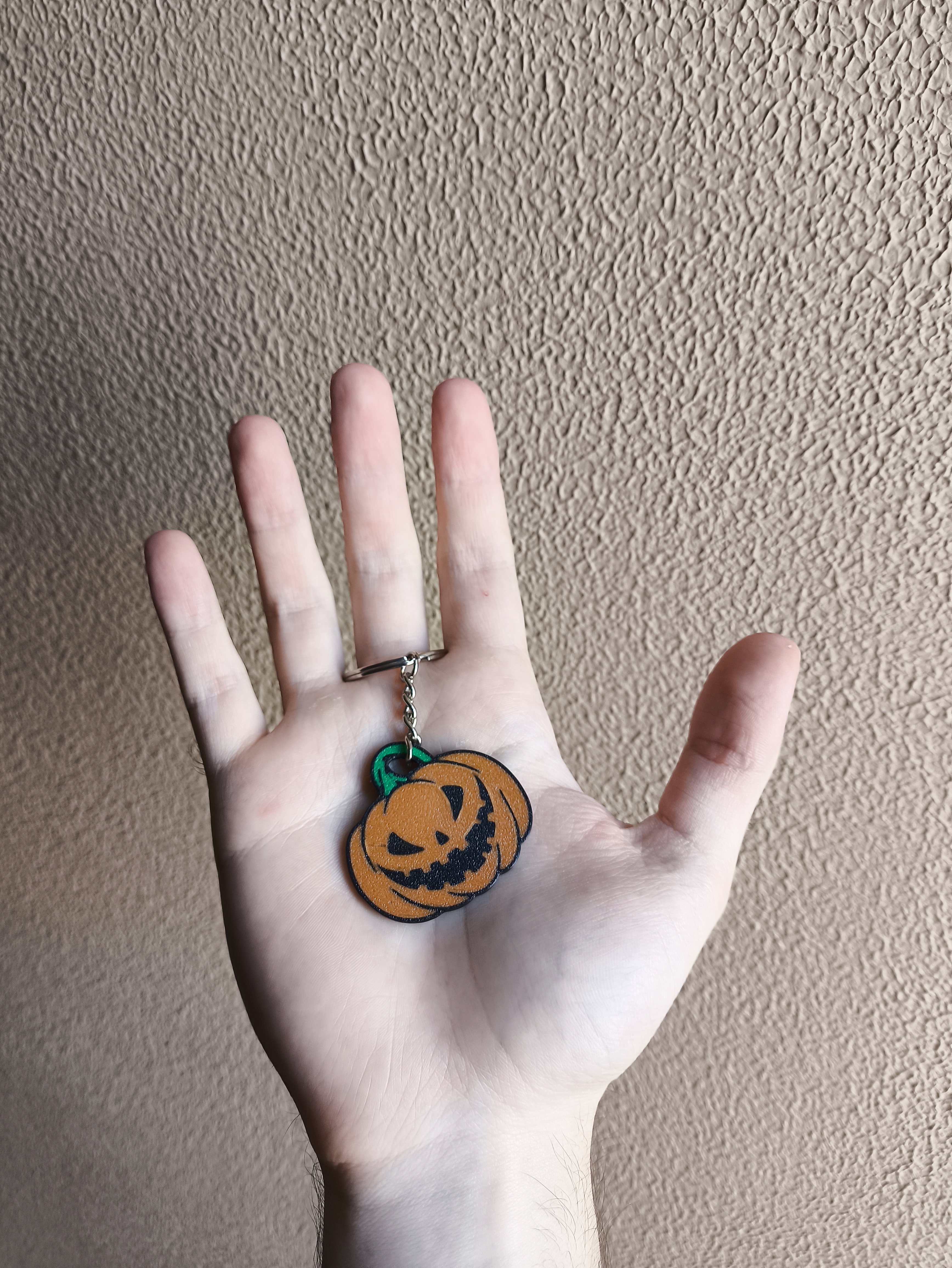 Keychain Pumpkin Halloween Remake