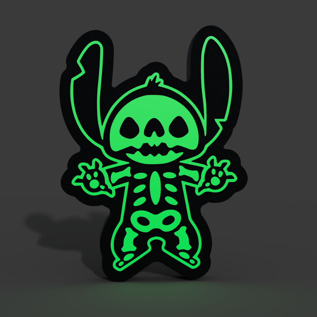 Stitch Skeleton Halloween
