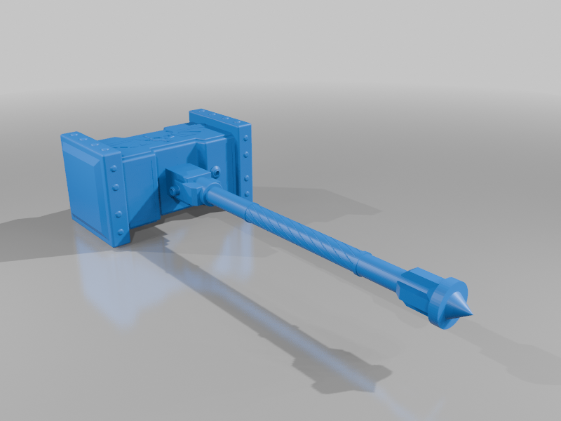 Miniatura 2 do modelo 3D Thunder Hammer