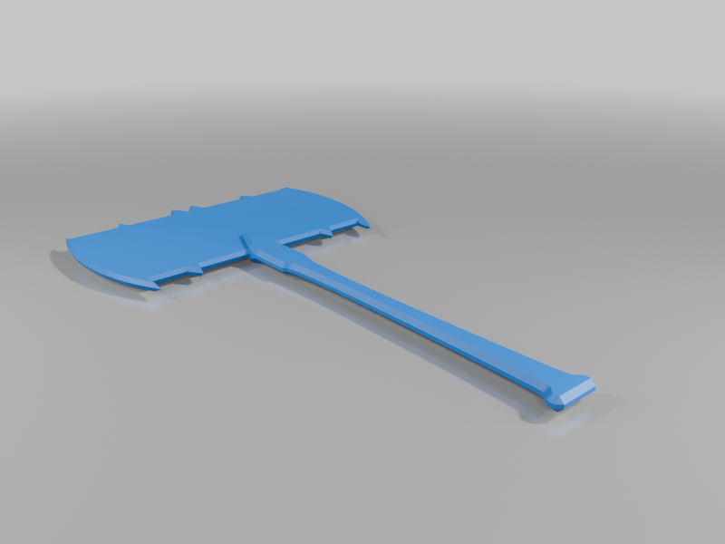 Miniatura 2 do modelo 3D batman axe(absolute batman comic)