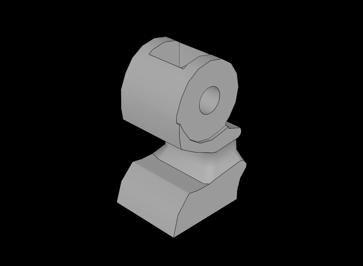 Lego Compatible (24082.dat) Minifig Leg Faun Right