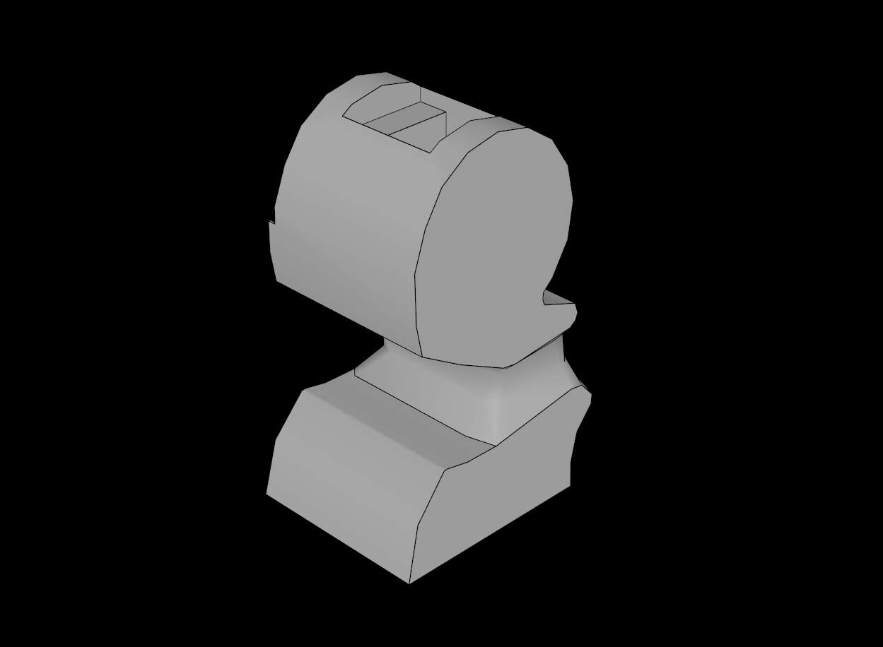 Lego Compatible (24083.dat) Minifig Leg Faun Left
