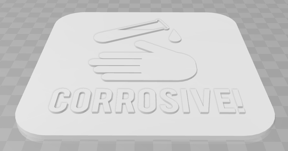Corrosive Signage