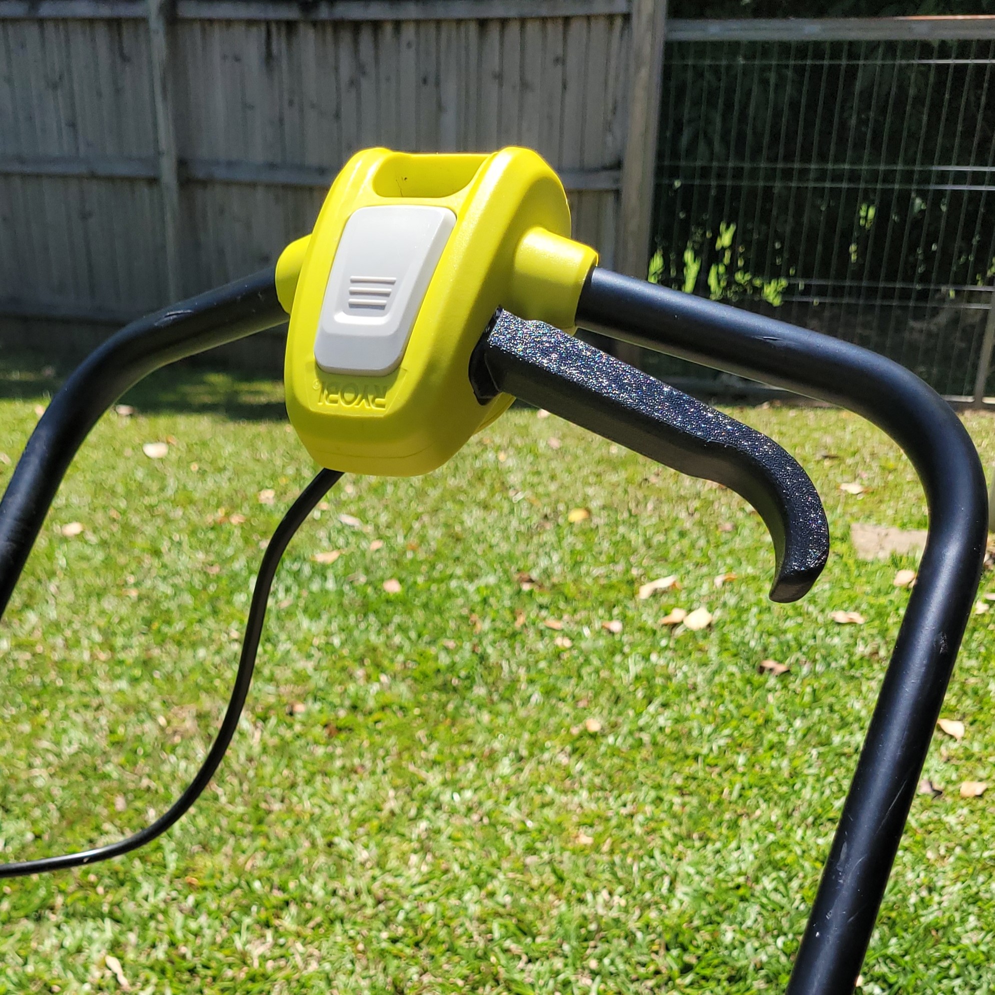 Ryobi 18v mower blade engage lever