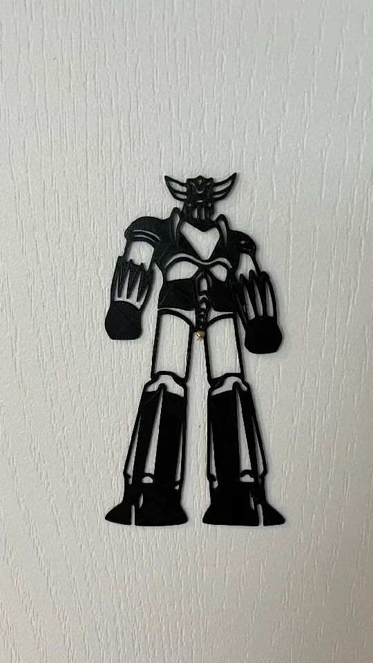 Logo Goldorak Impression 3D – 20 Cm De Long – Pour Déco Cinéma