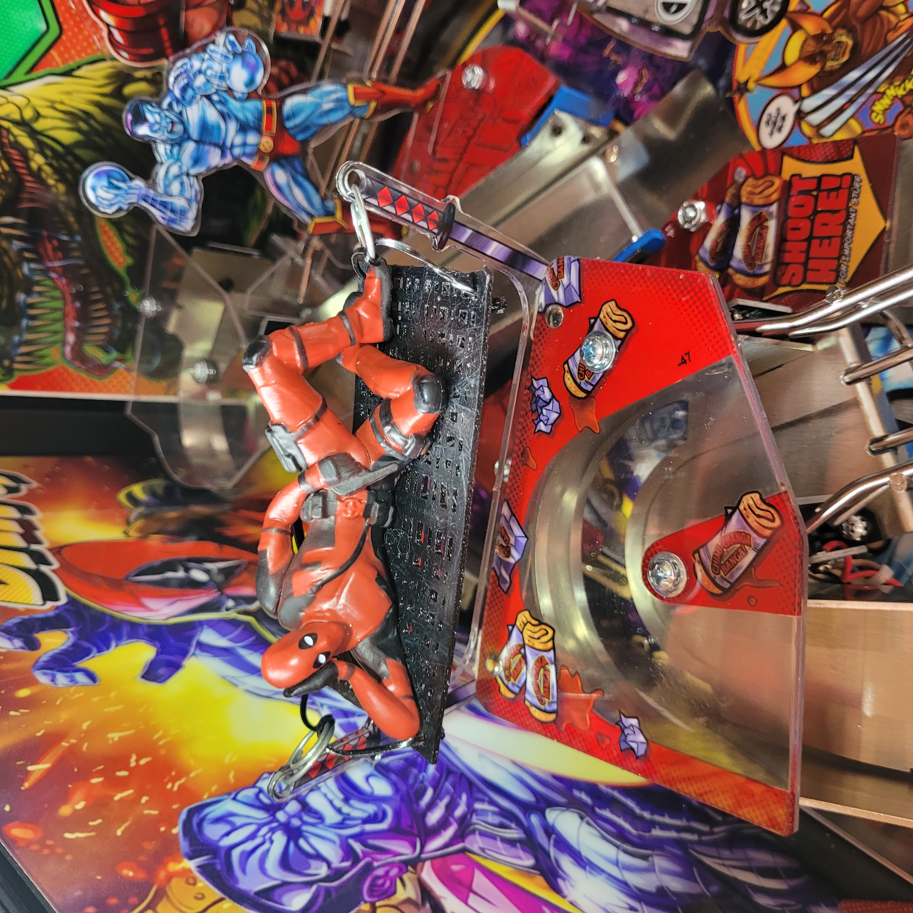Hammock mod for Stern Deadpool pinball