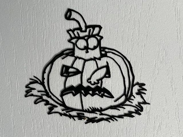 Halloween Simon's Cat Wall Art #1