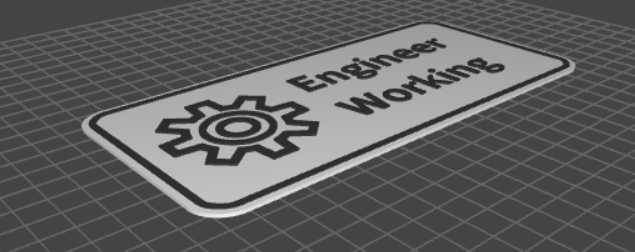 Engineer working sign — miniatura 2