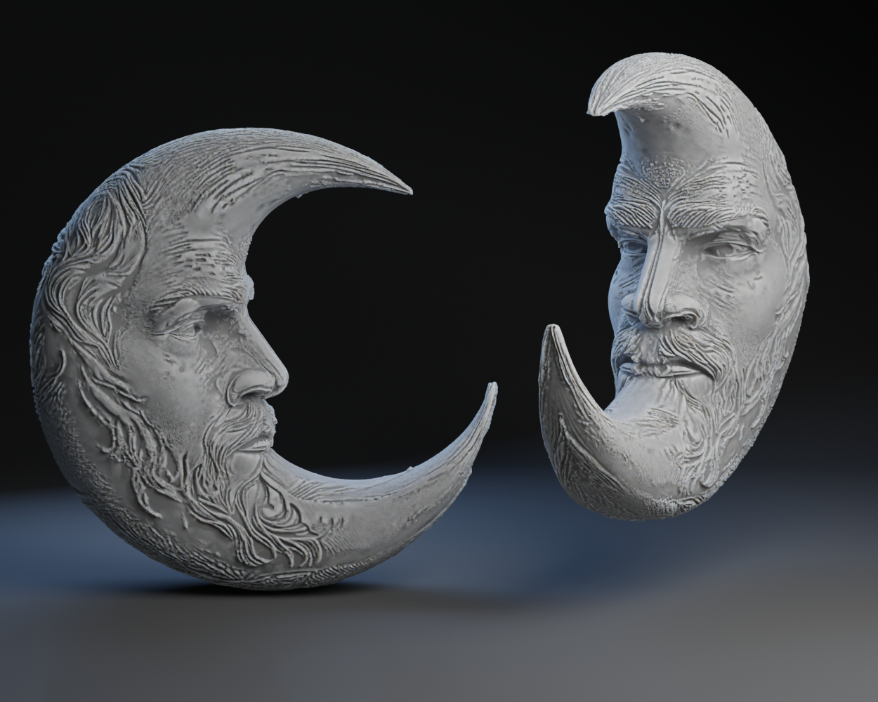 Vintage Man in the Moon.