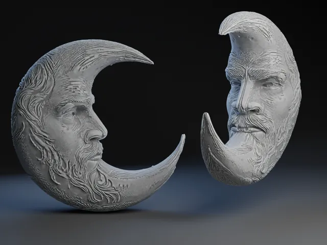 Vintage Man in the Moon.