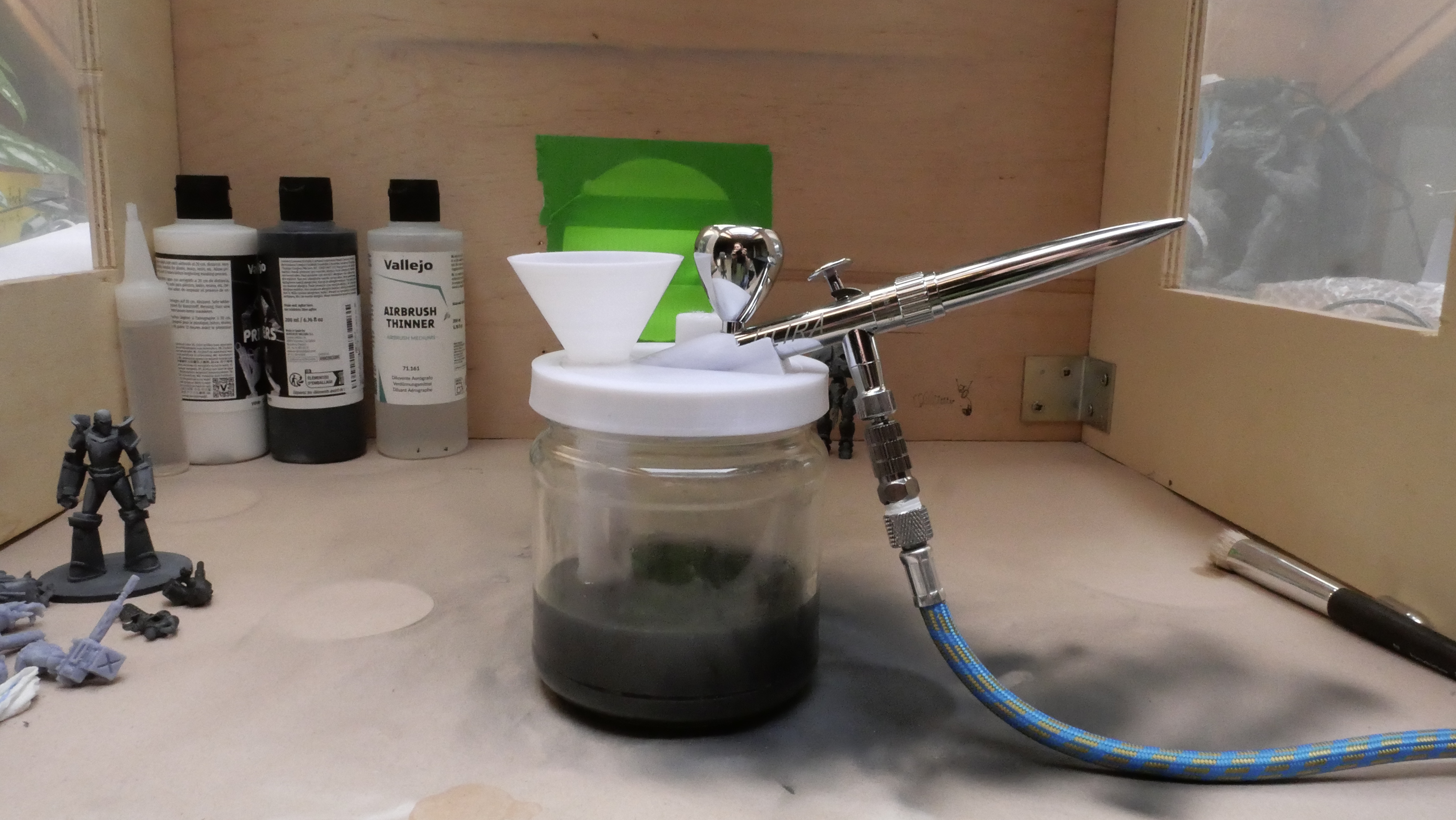 Airbrush Cleaning Pot