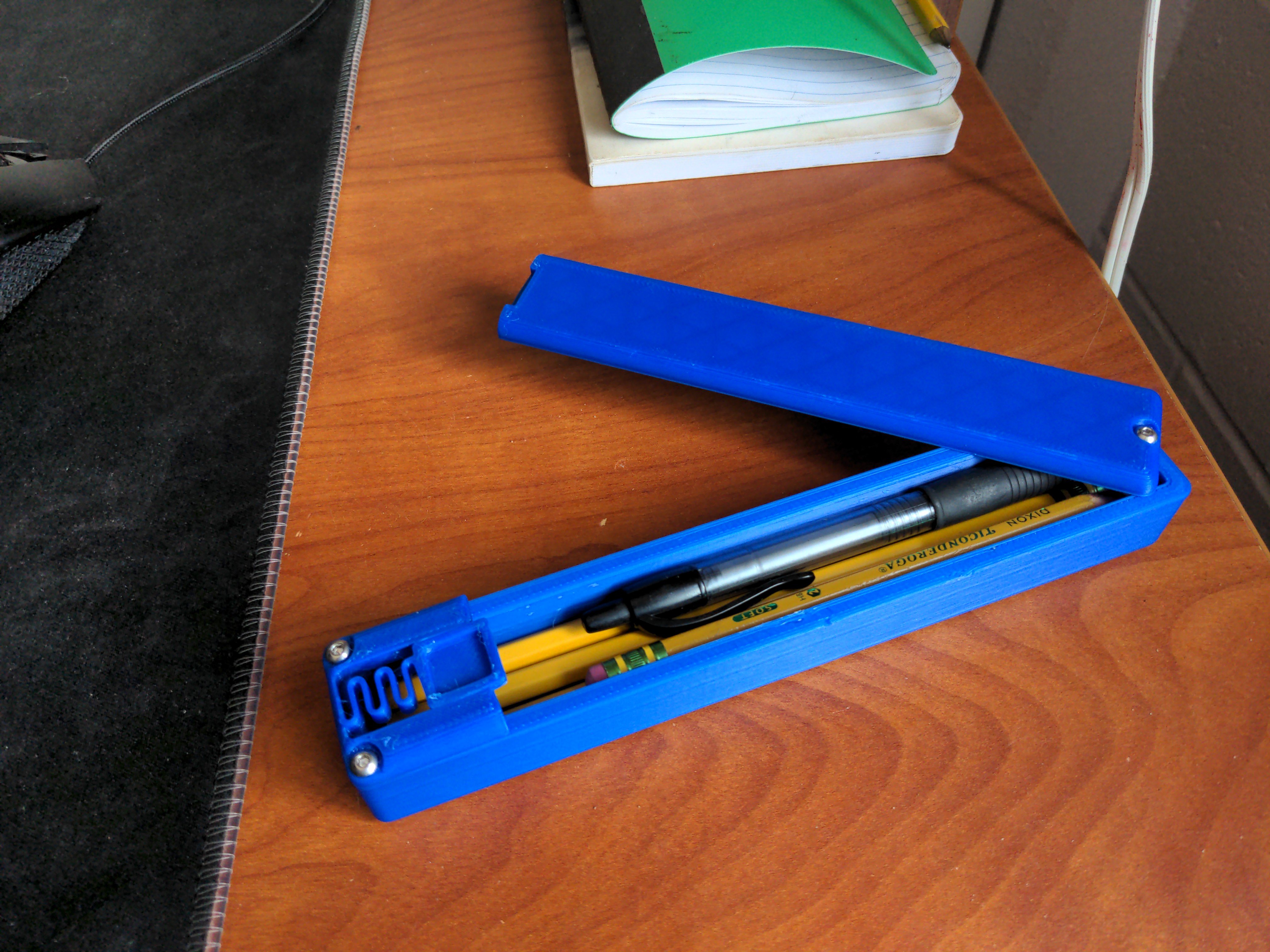 Swinging Lid Pencil Case