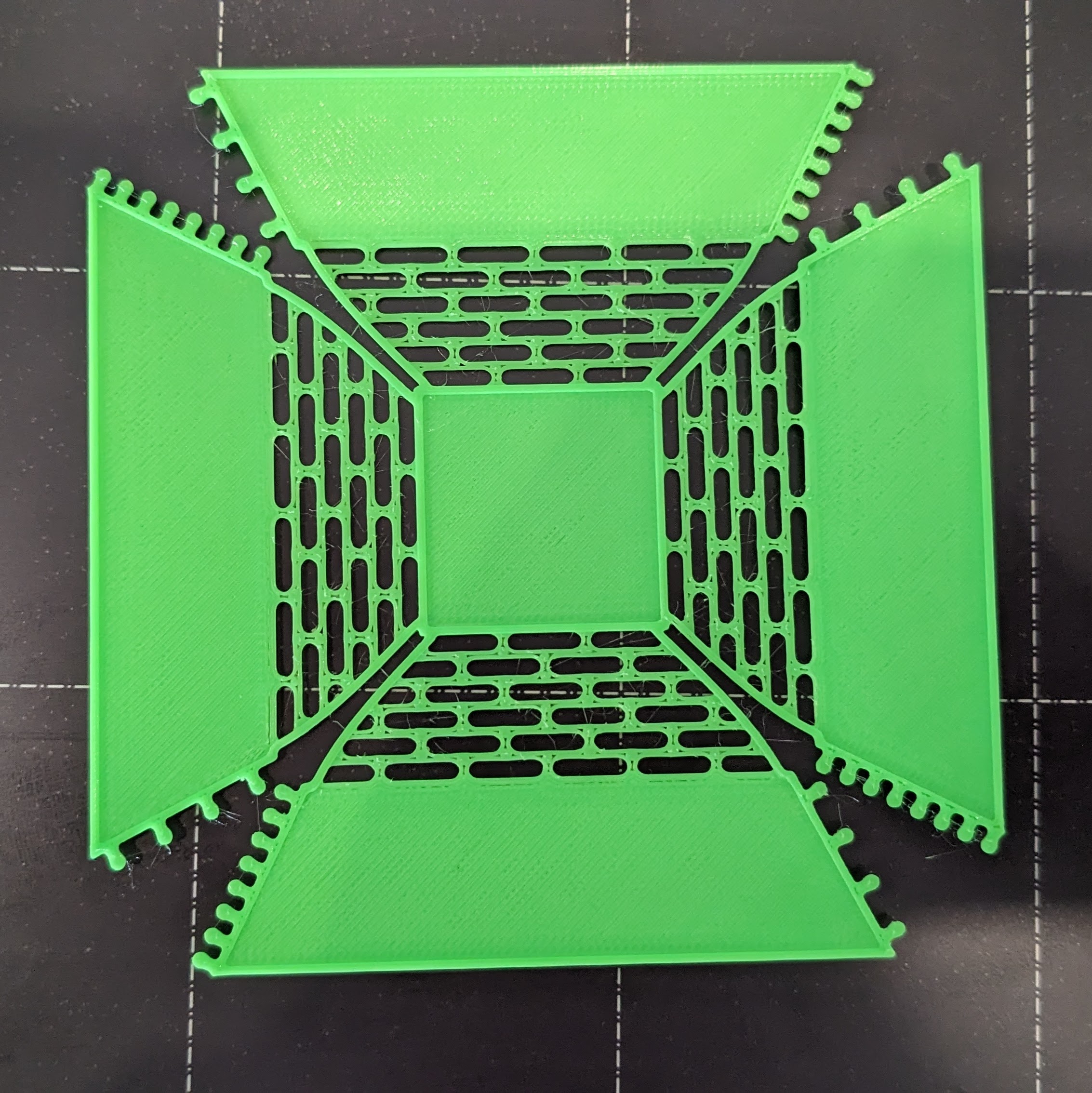 Flexible game trays