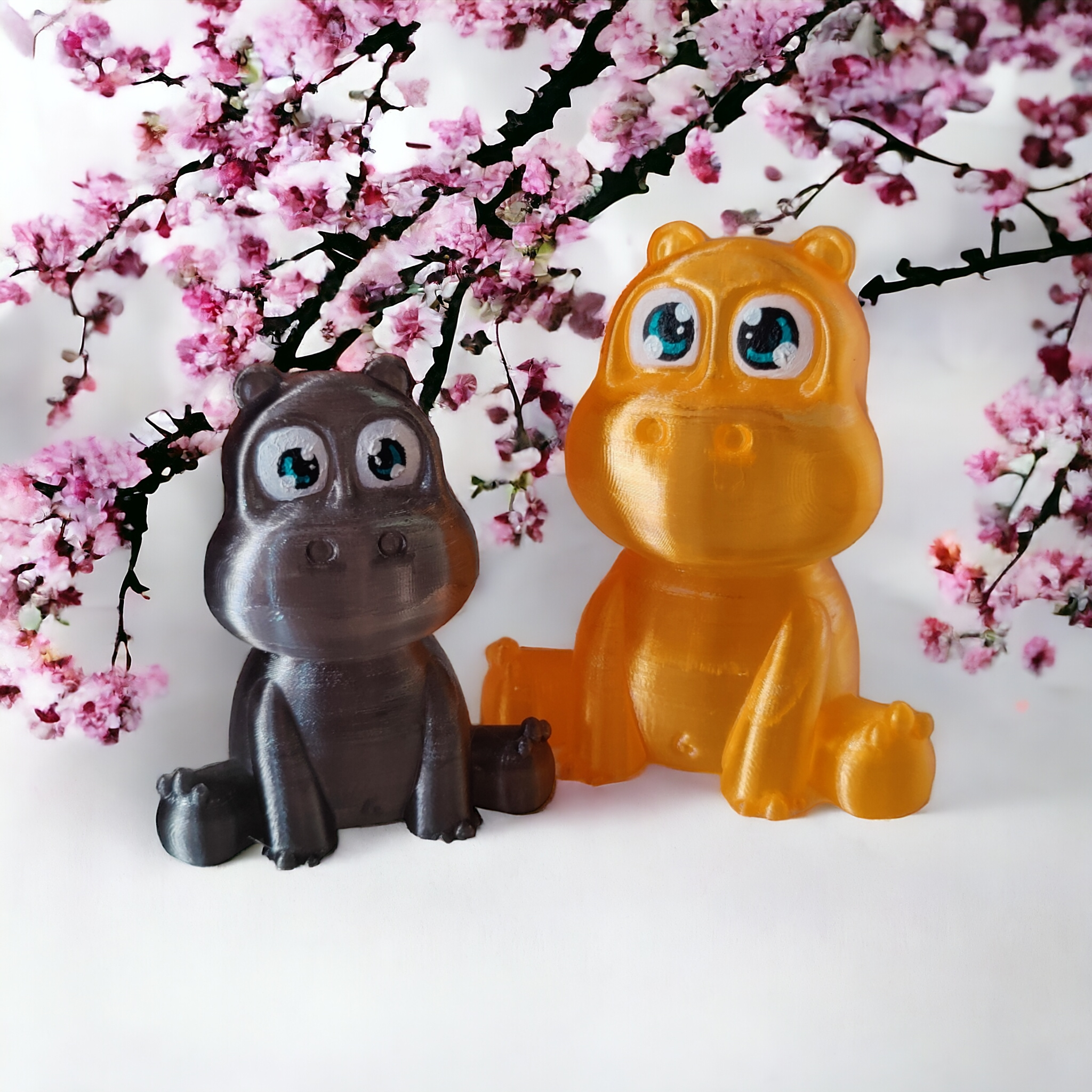 Translucent Baby Hippo ( No Support )