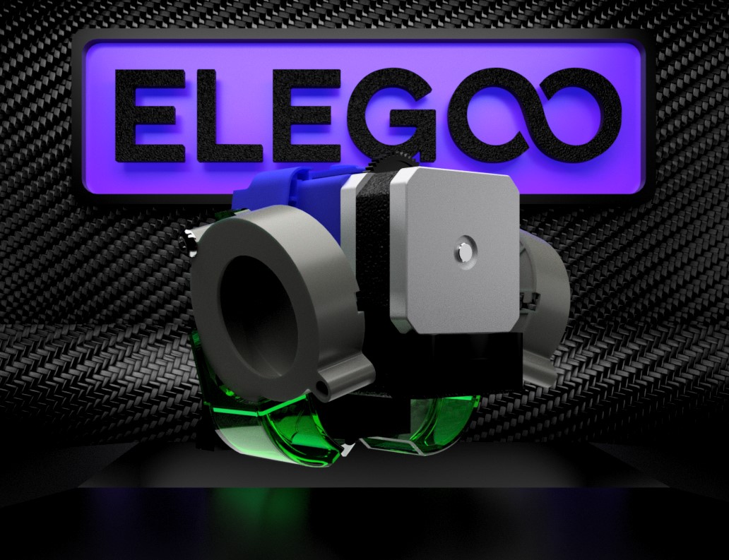 ELEGOO NEPTUNE 3 PRO PLUS MAX DUAL 5015 FAN UPGRADE "THE PINCER"