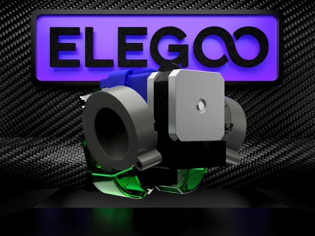 ELEGOO NEPTUNE 3 PRO PLUS MAX DUAL 5015 FAN UPGRADE "THE PINCER"