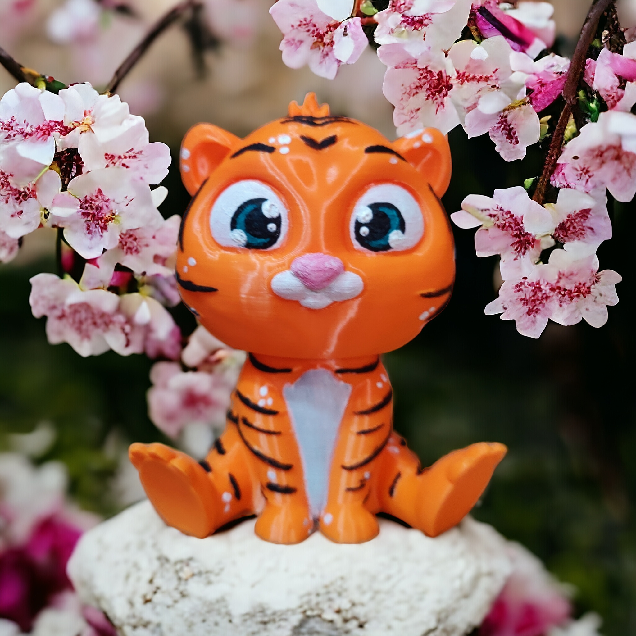 Cute Baby Sitting Tiger