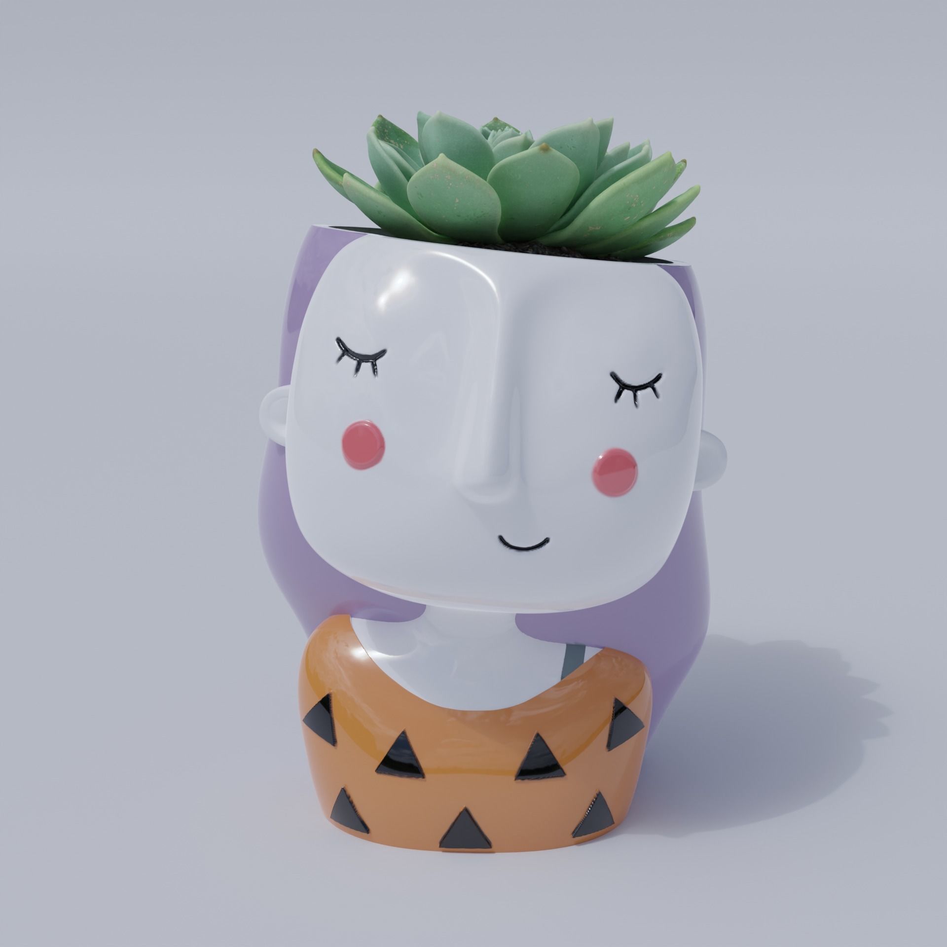 Cute Lady Planter