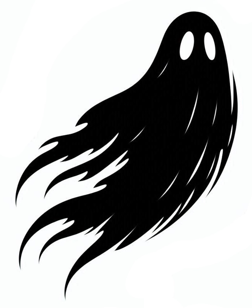 Wall art: Two ghosts
