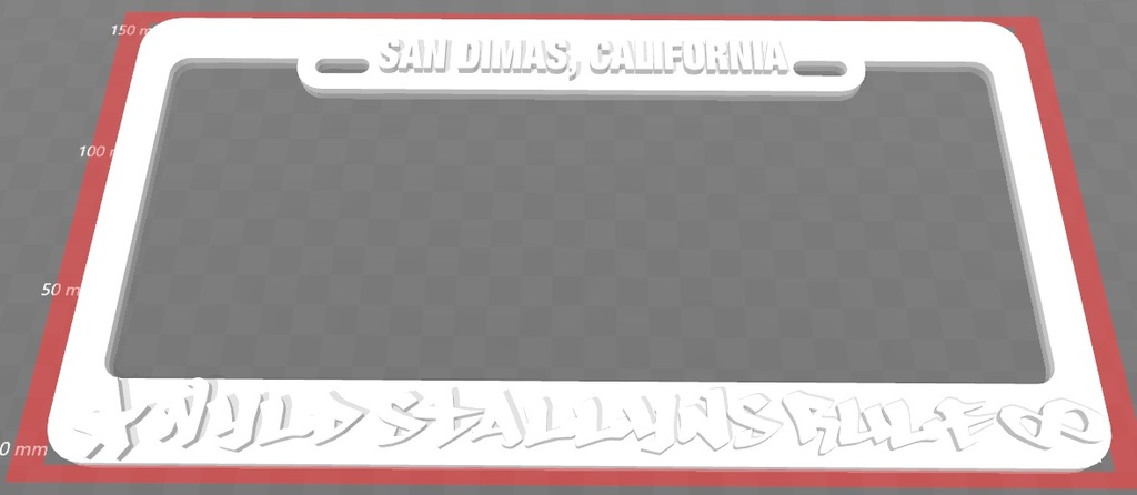 Wyld Stallyns Rule - San Dimas California, License Plate Frame, Bill and Ted