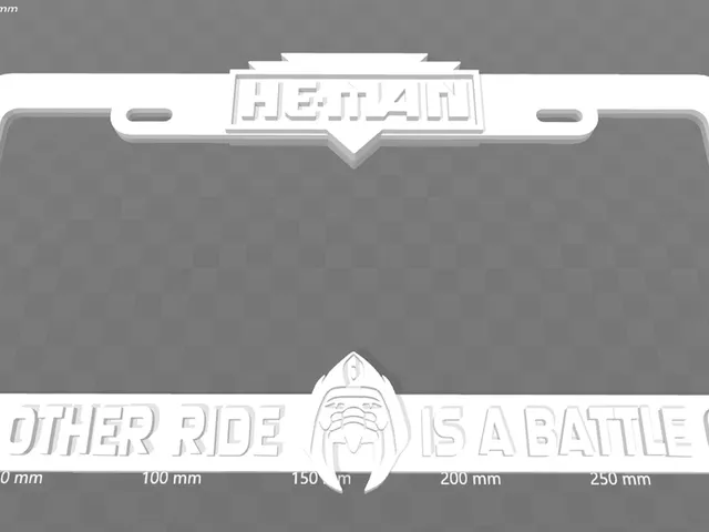 He-Man My Other Ride Is A Battle Cat, License Plate Frame