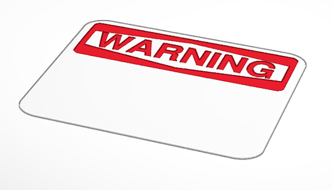 Warning Sign Template