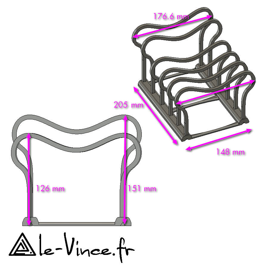 Miniatura 2 do modelo 3D kitchen organizer