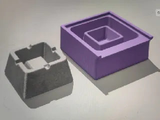Concrete Ashtray Moulds (Print TPU).