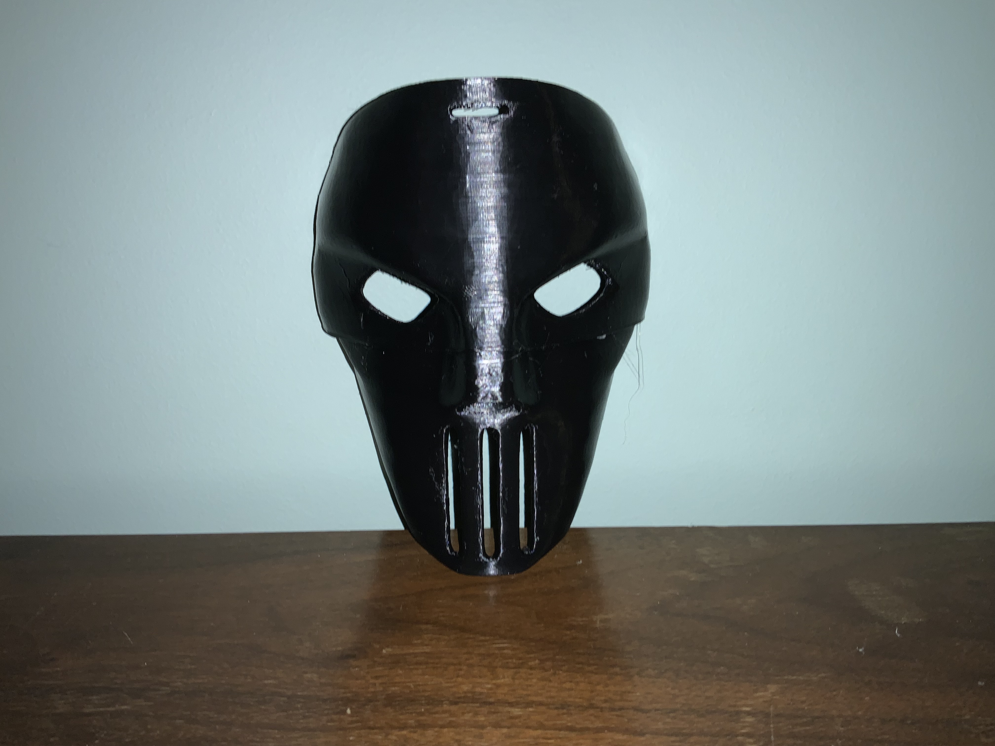 Casey Jones mask in one print 3D model thumbnail