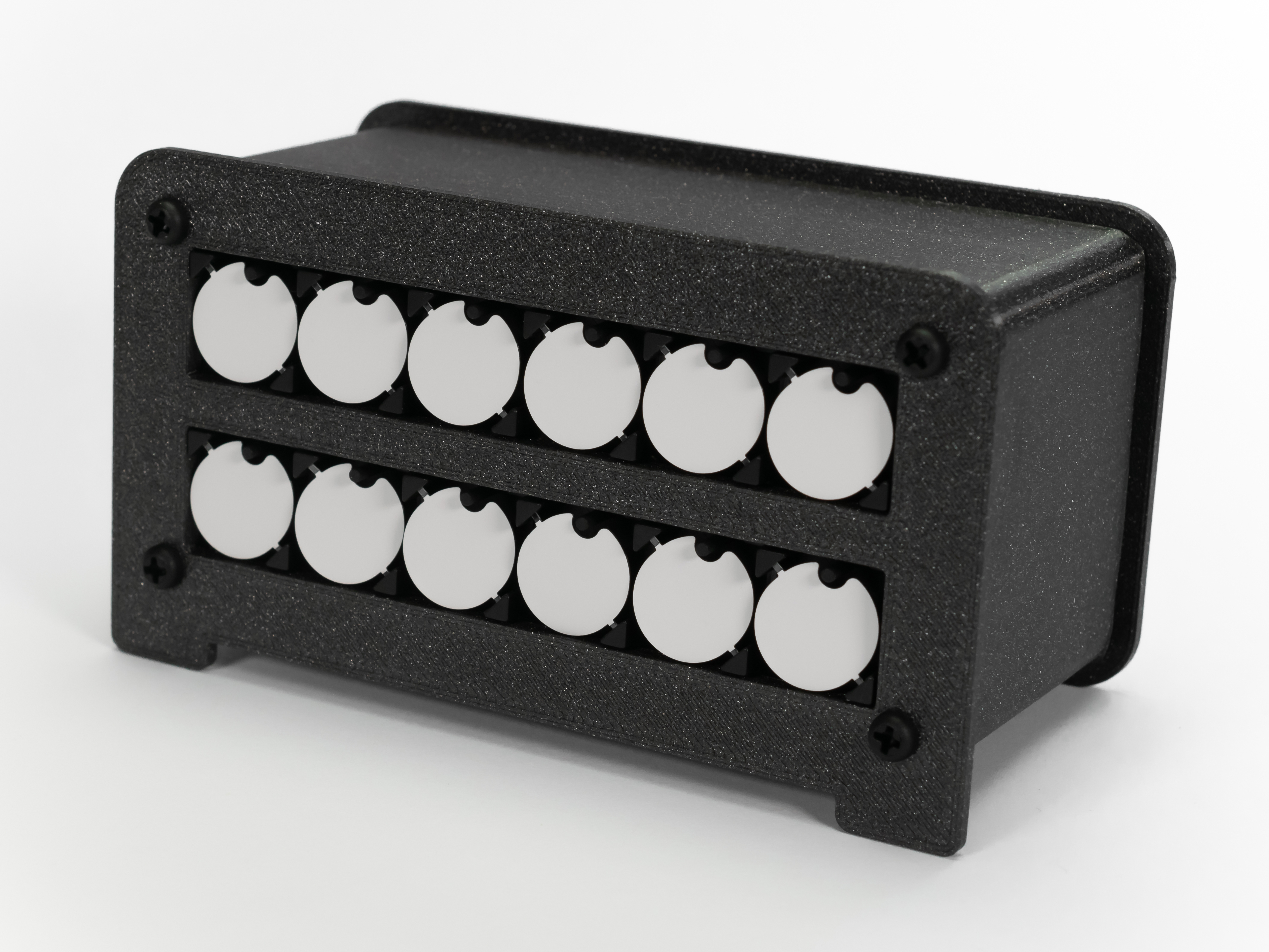 Miniatura 2 do modelo 3D No.2 - 3D Printed Casing for Flip-disc Binary Clock