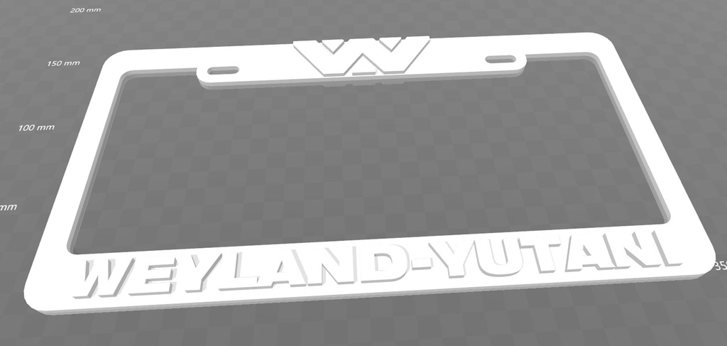 Weyland-Yutani, Aliens, License Plate Frame