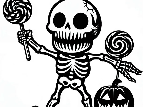 Wall art: Skeleton (1)