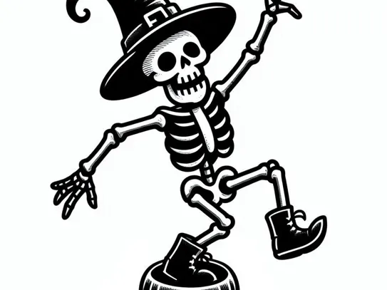 Wall art: Skeleton (2)