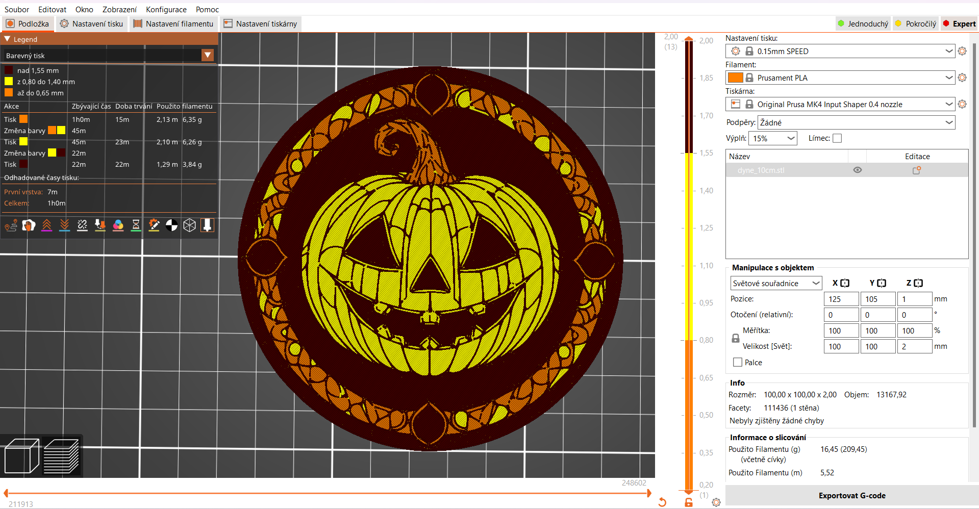 Miniatura 3 do modelo 3D Coaster: Pumpkin (2)