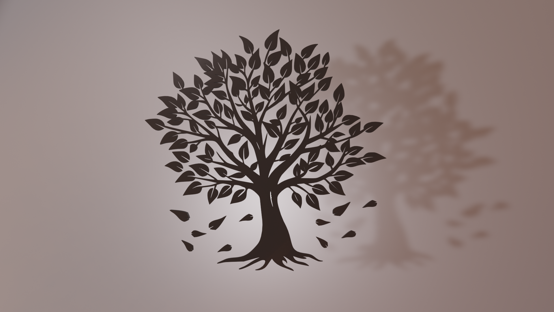 Fall Tree Cut out Wall Art, Autumn tree