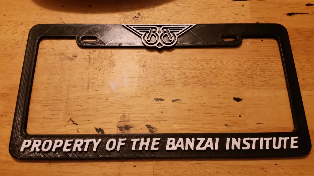 Banzai Institute License Plate Frame, Buckaroo Banzai