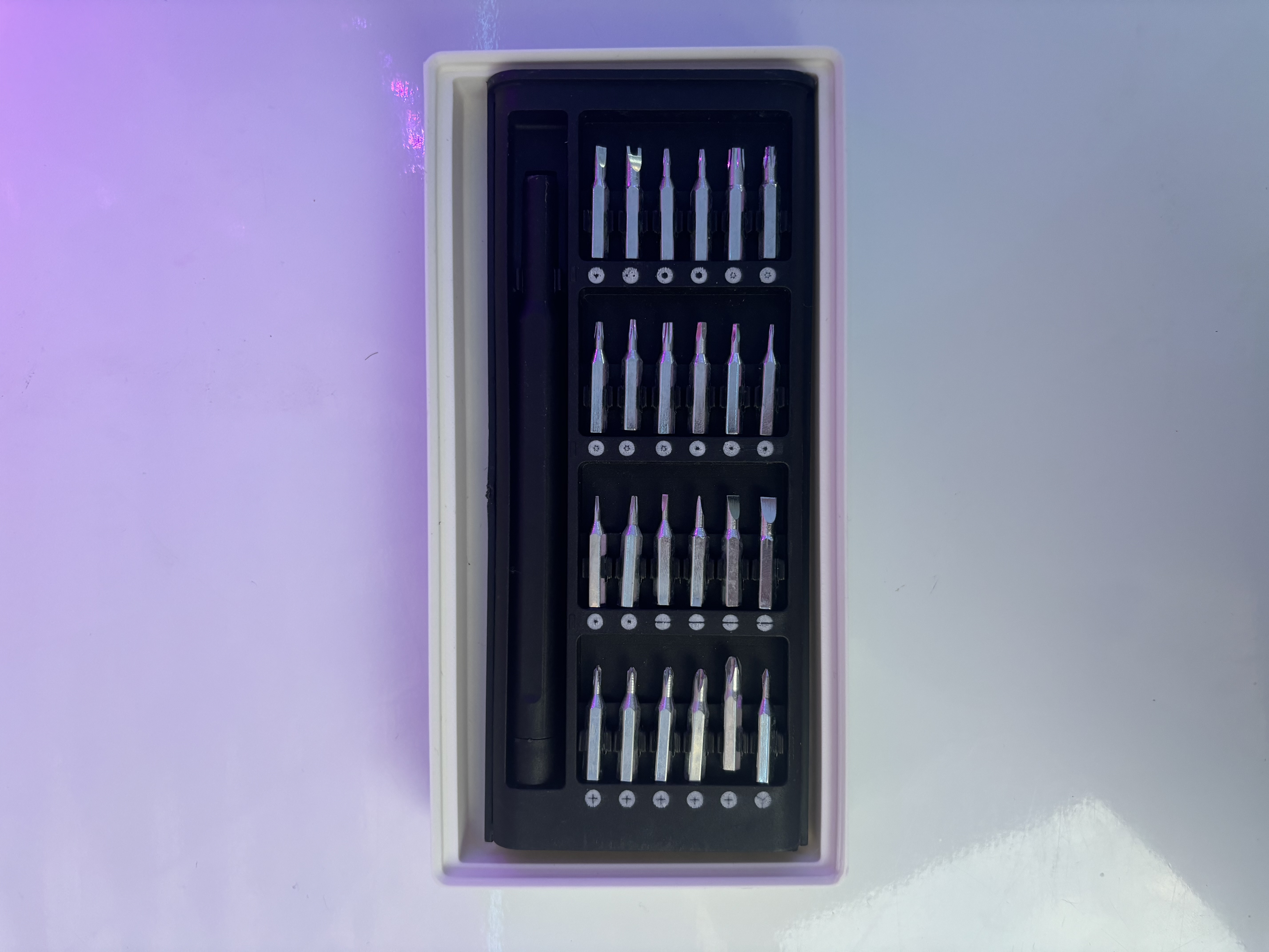 Gridfinity Precision Screwdriver Holder Bin