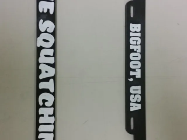 Gone Squatchin', Bigfoot License Plate Frame