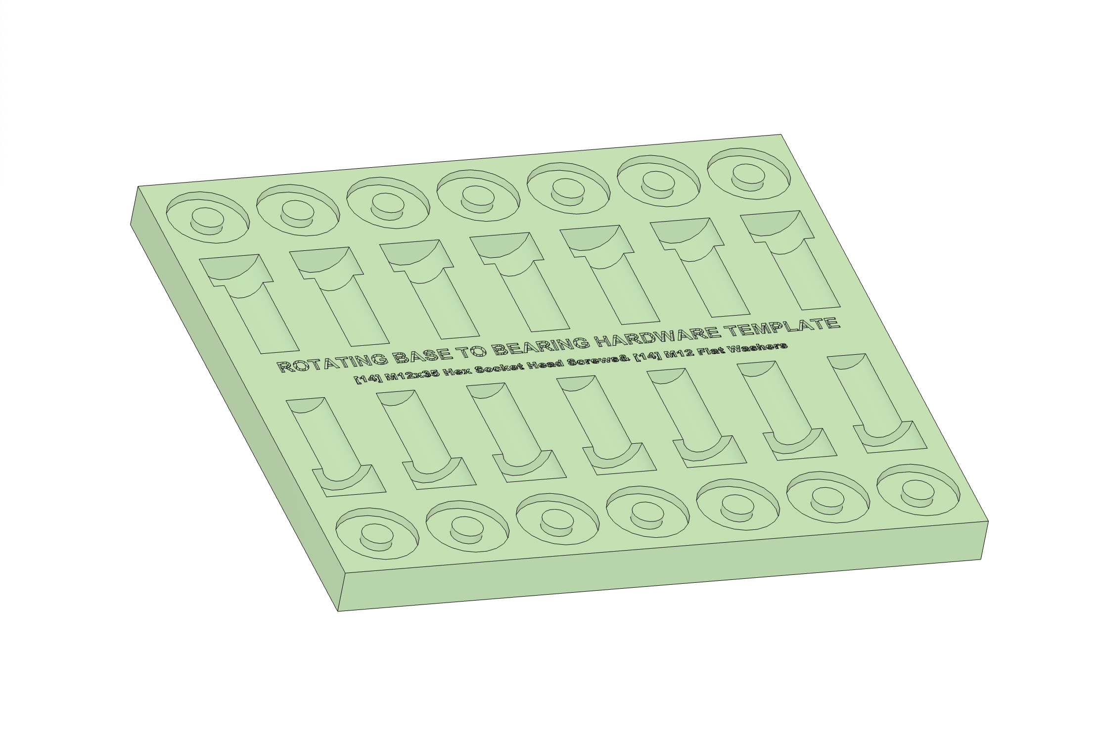 ROTATING BASE TO BEARING HARDWARE TEMPLATE — thumbnail 2