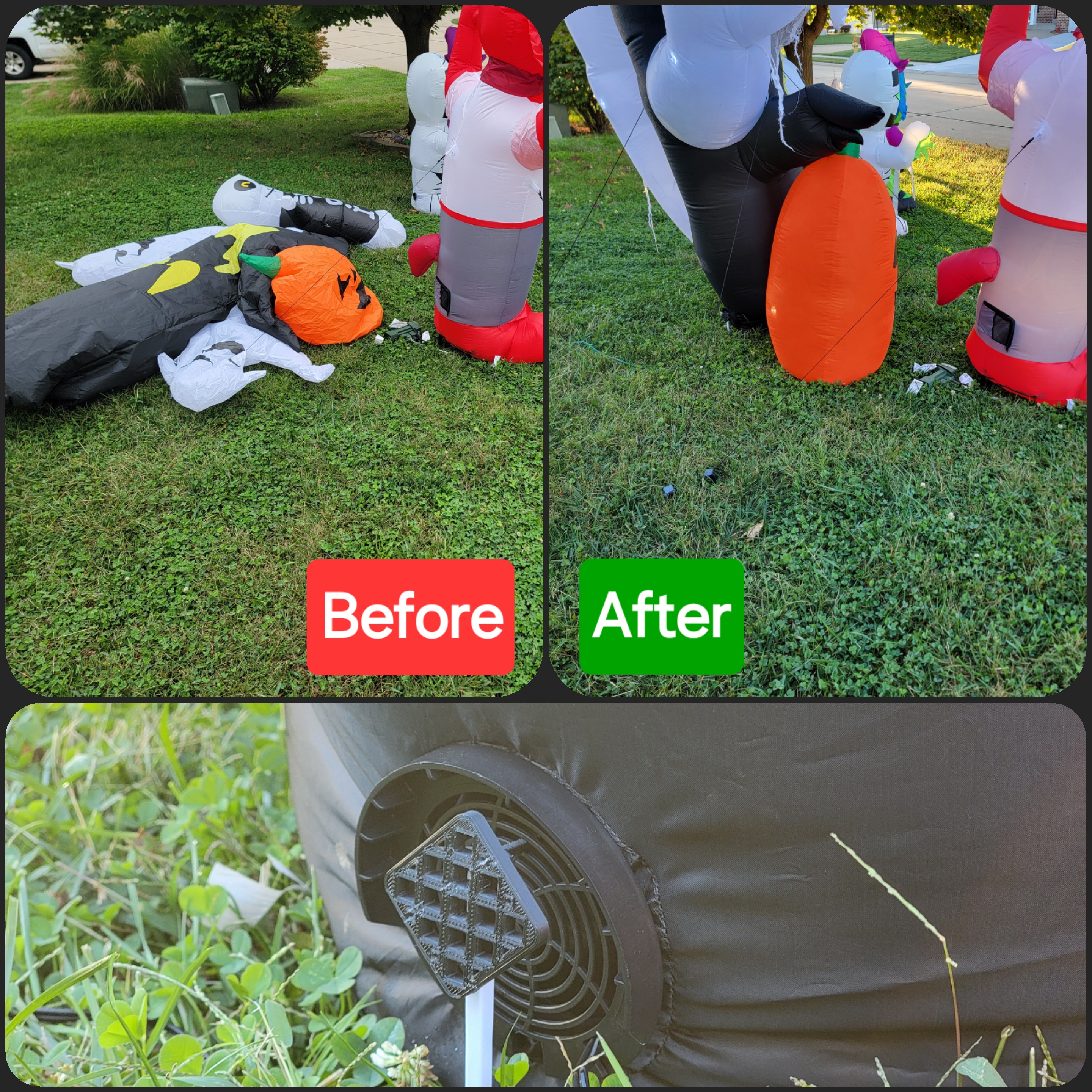 Lawn Inflatables fan stand