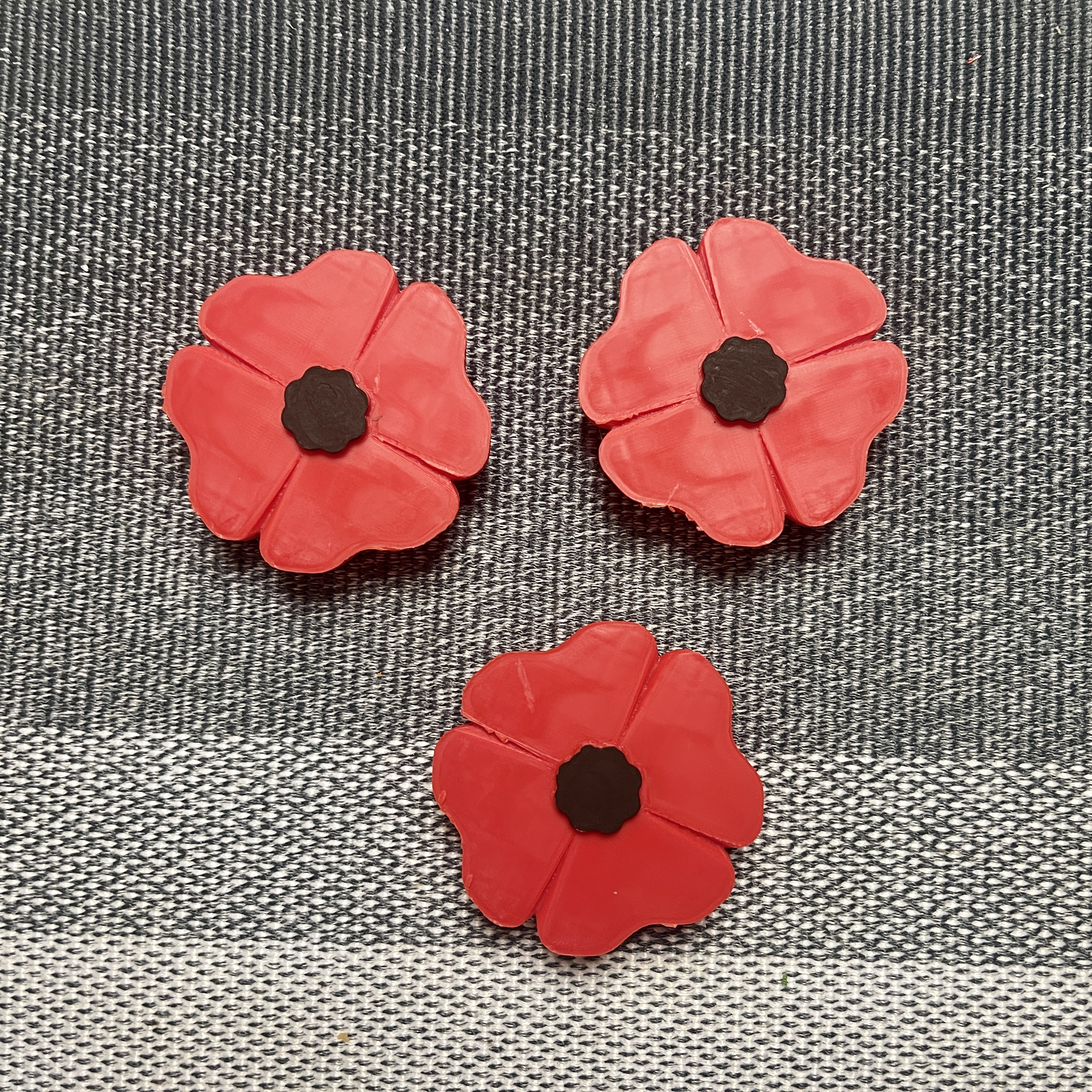 Poppy Flower (Remembrance Day) Stud for Giant LEGO Wreath