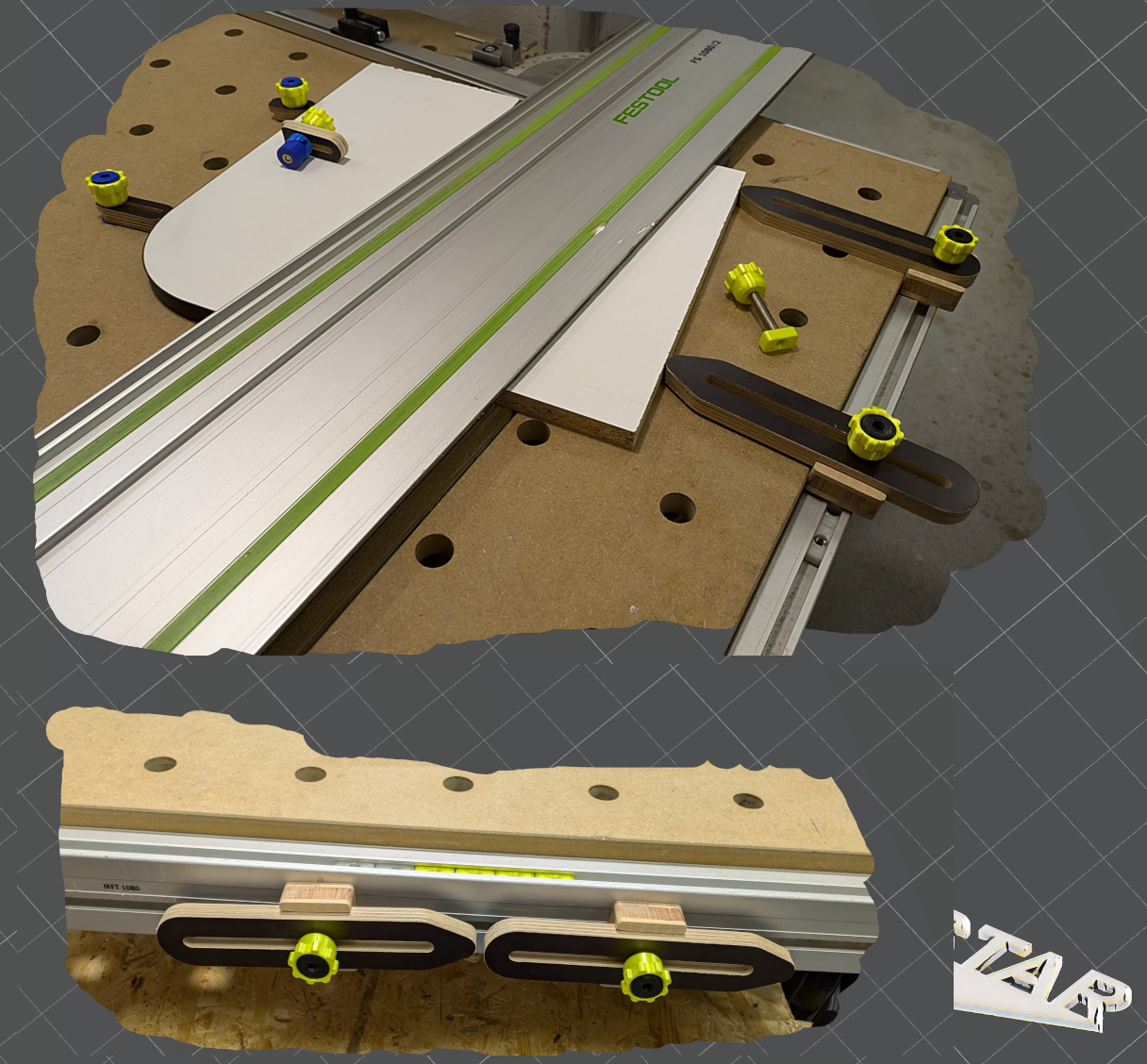 Stop / Anschlag für Festool Sägetisch MFT3
